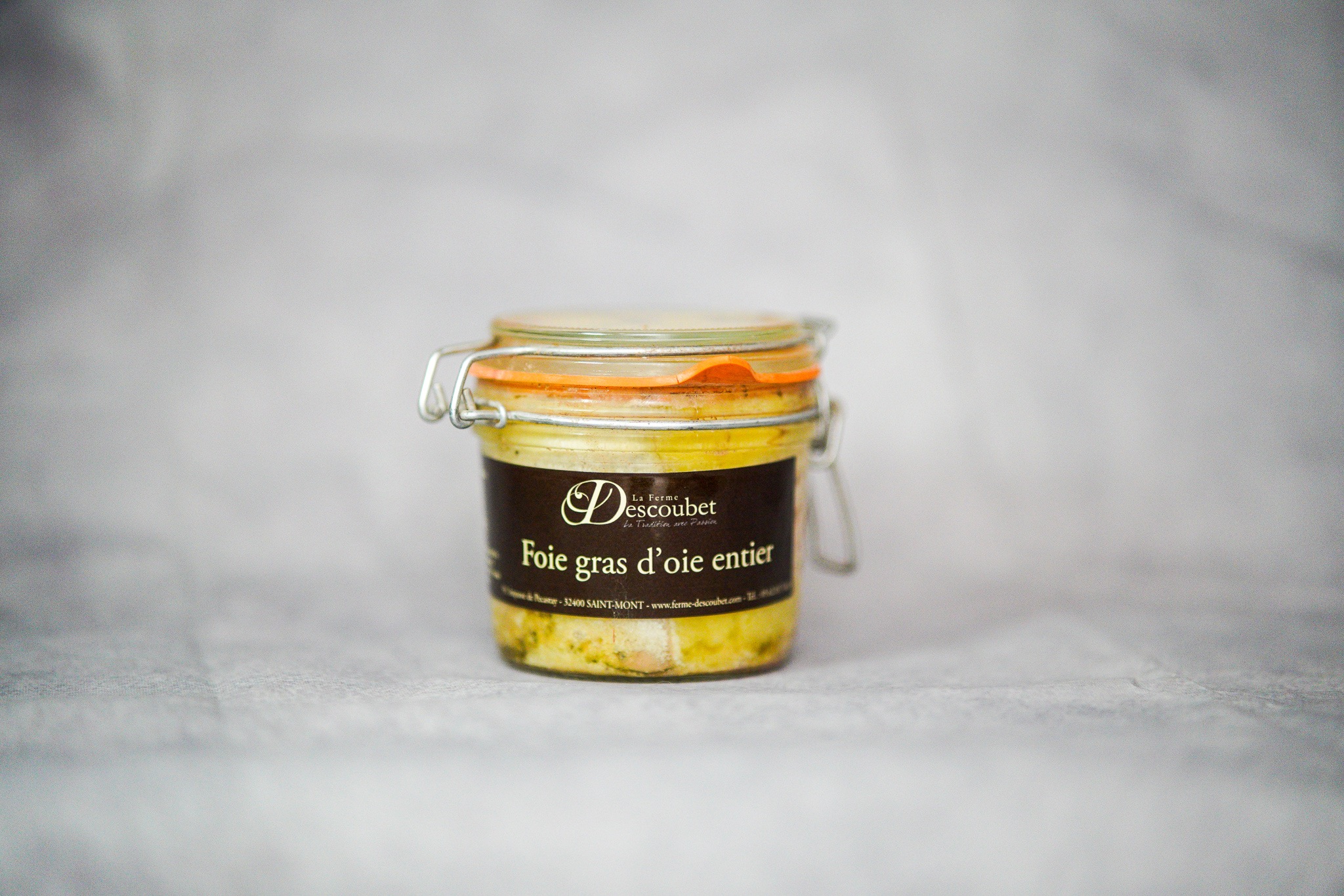 Foie gras d’Oie entier  320g. 4 parts Foie Gras